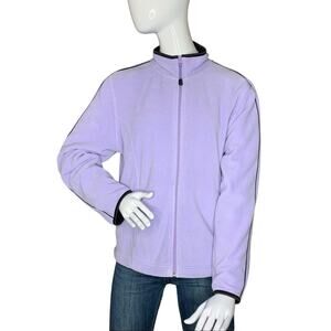 SJB ACTIVE By St. John’s Bay fleece zipper up Size L two front pockets